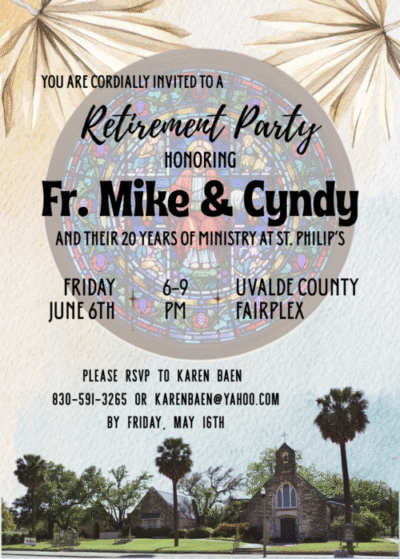 Fr. Mike’s Retirement Party
